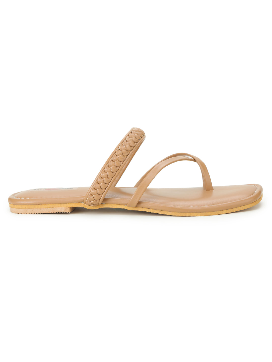 Shezone Beige Women Flats