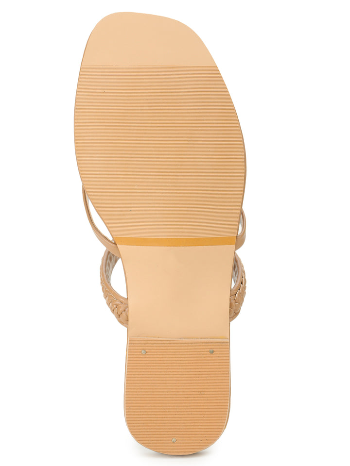 Shezone Beige Women Flats