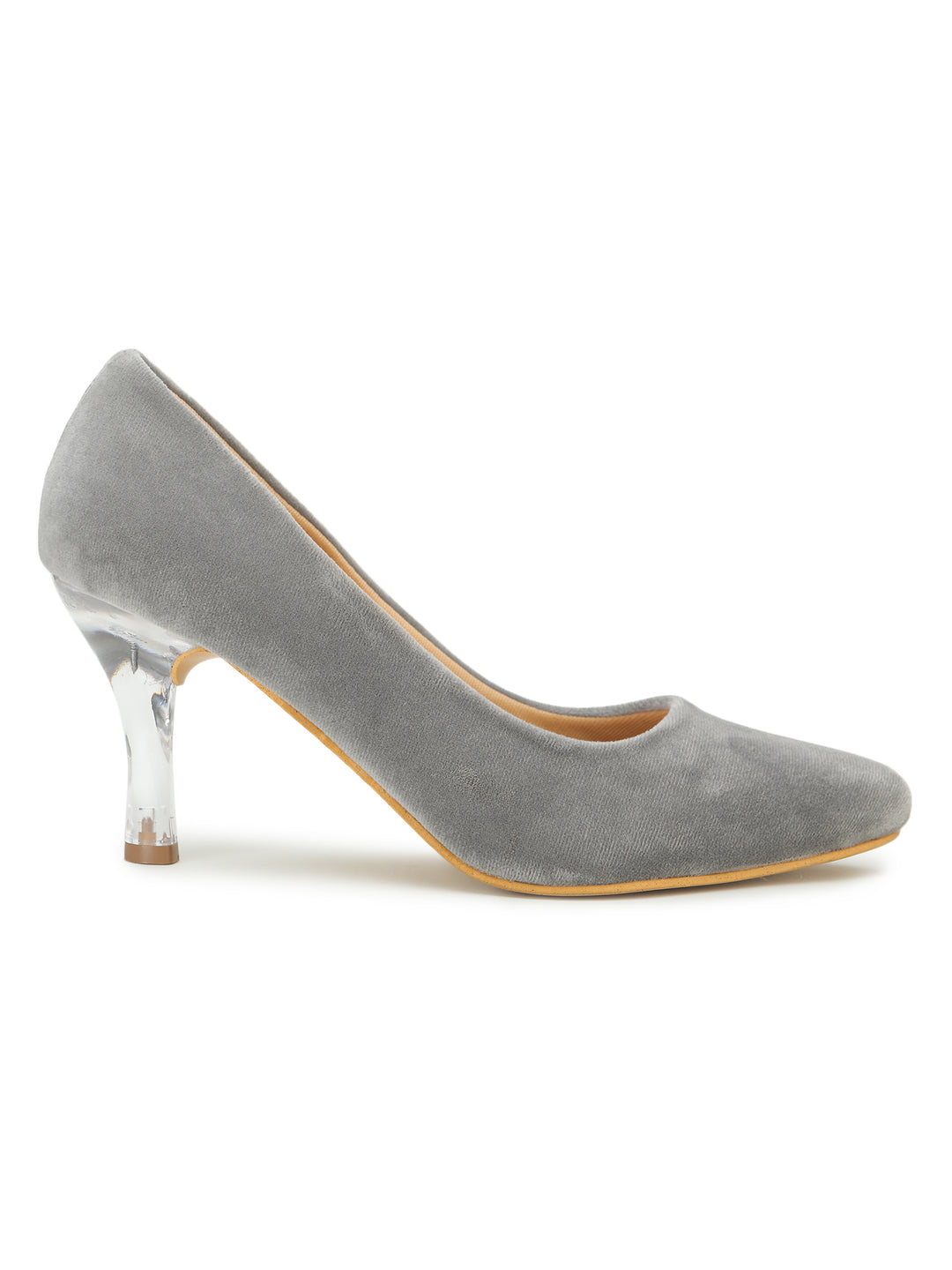 Shezone Grey Women Heels