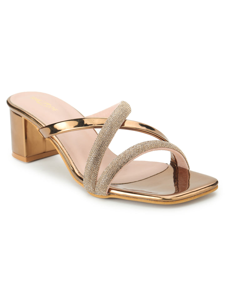 Shezone Copper Women Heels