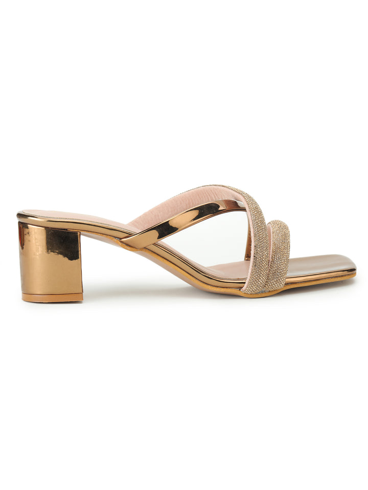 Shezone Copper Women Heels