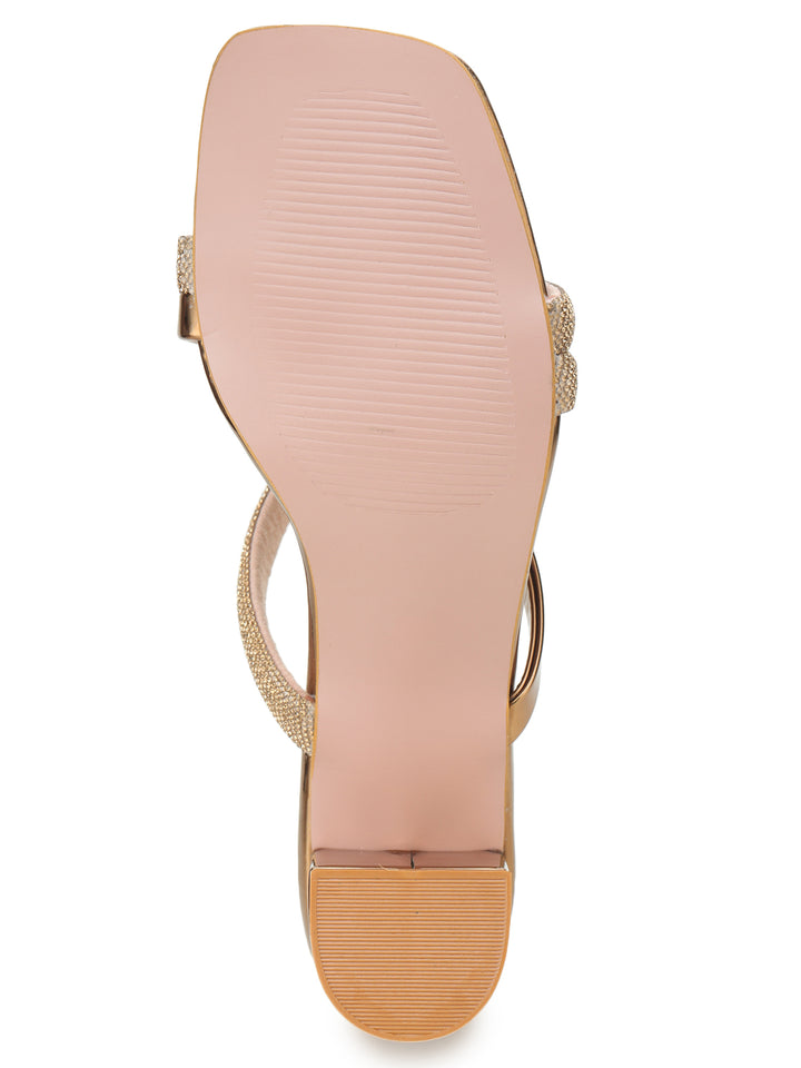 Shezone Copper Women Heels