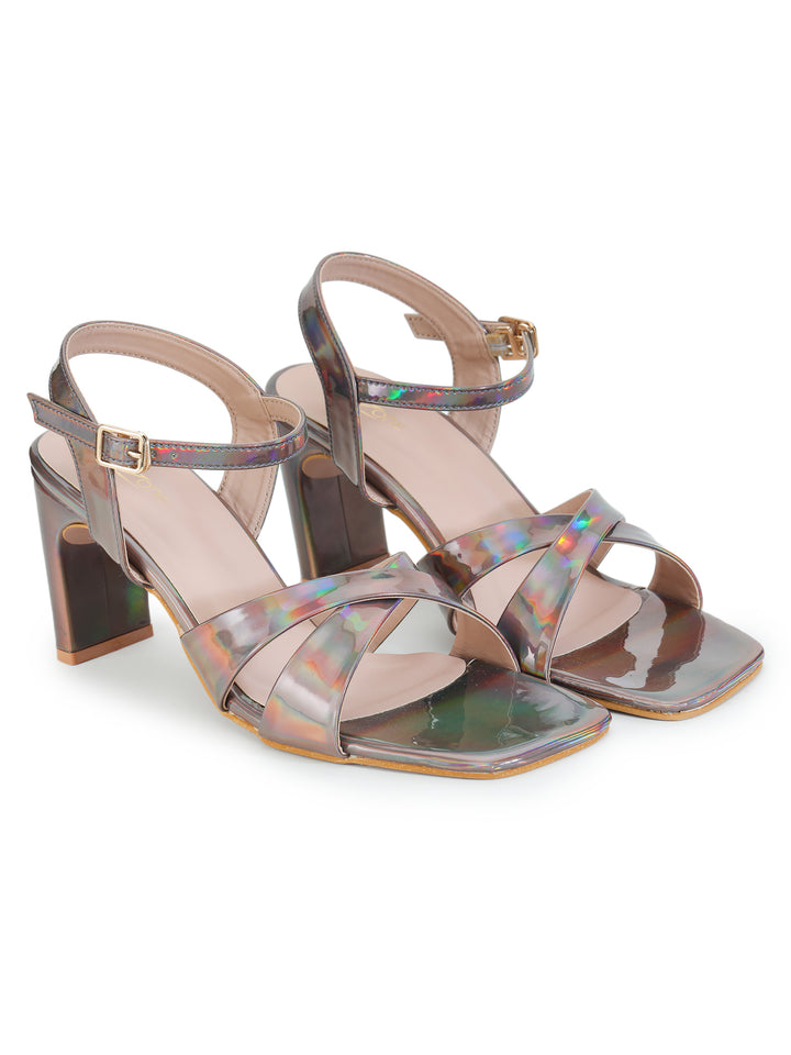 Shezone Grey Women Heels