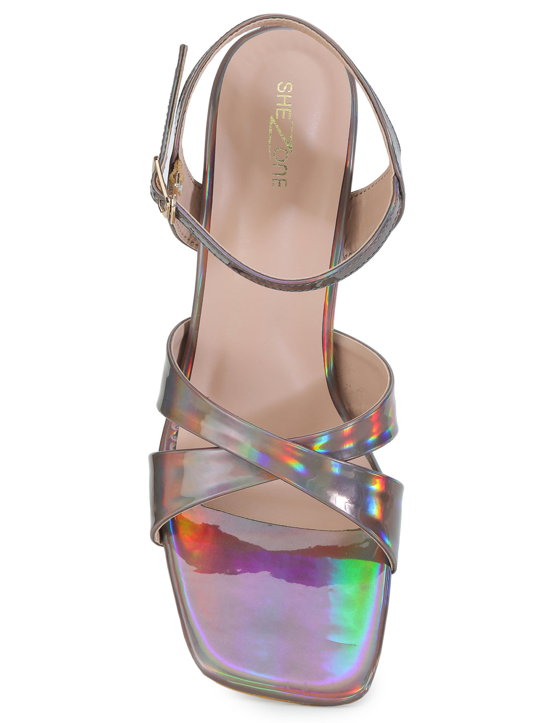Shezone Grey Women Heels