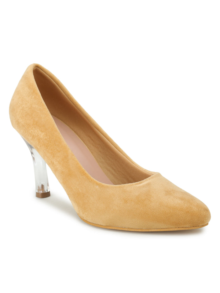 Shezone Mustard Women Heels