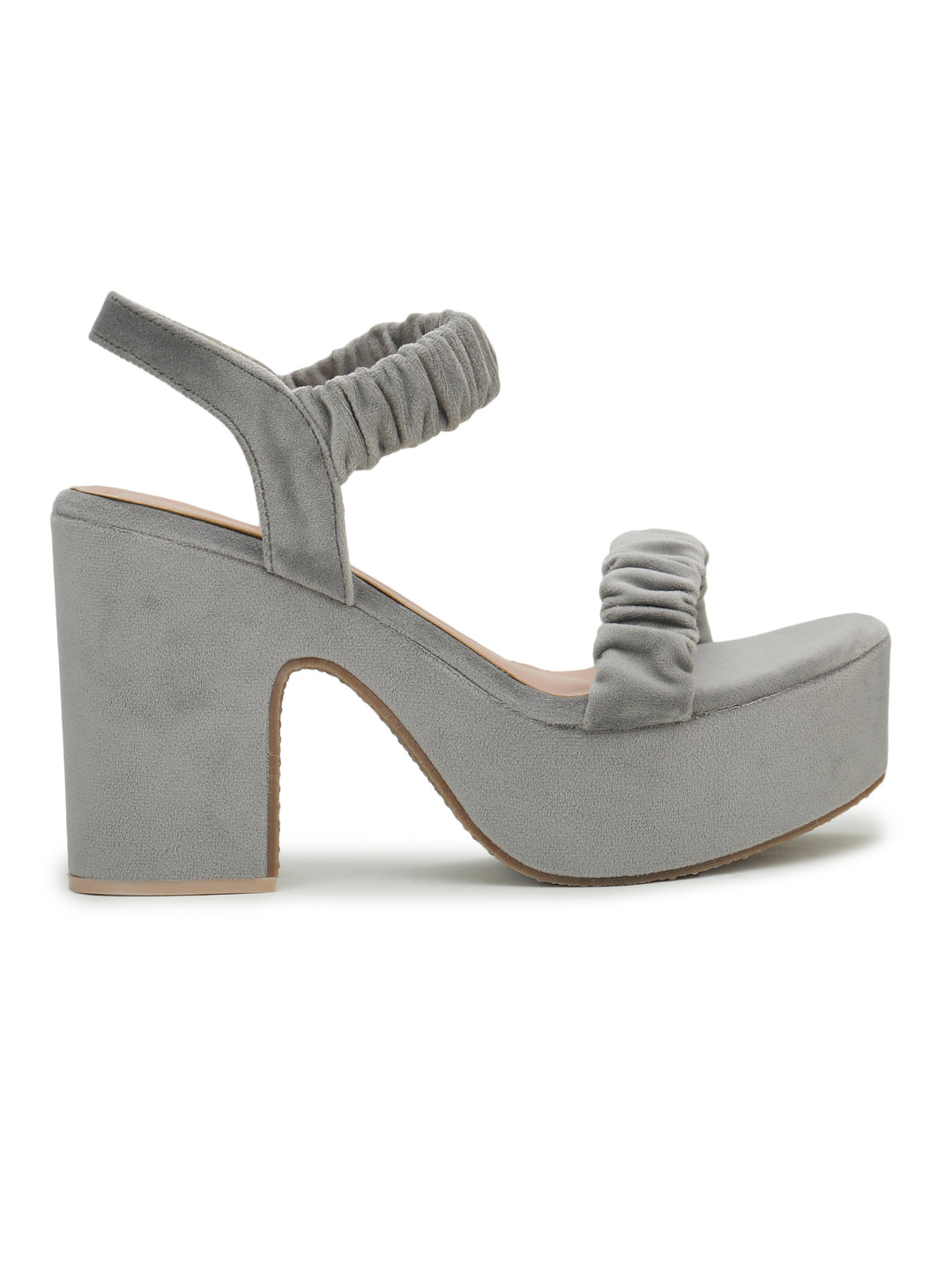 Shezone Grey Women Heels