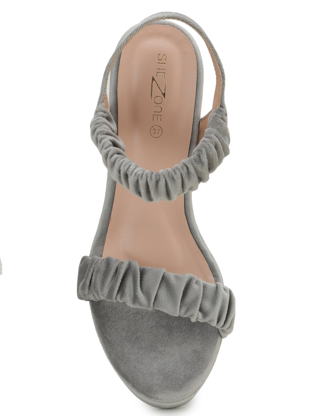 Shezone Grey Women Heels