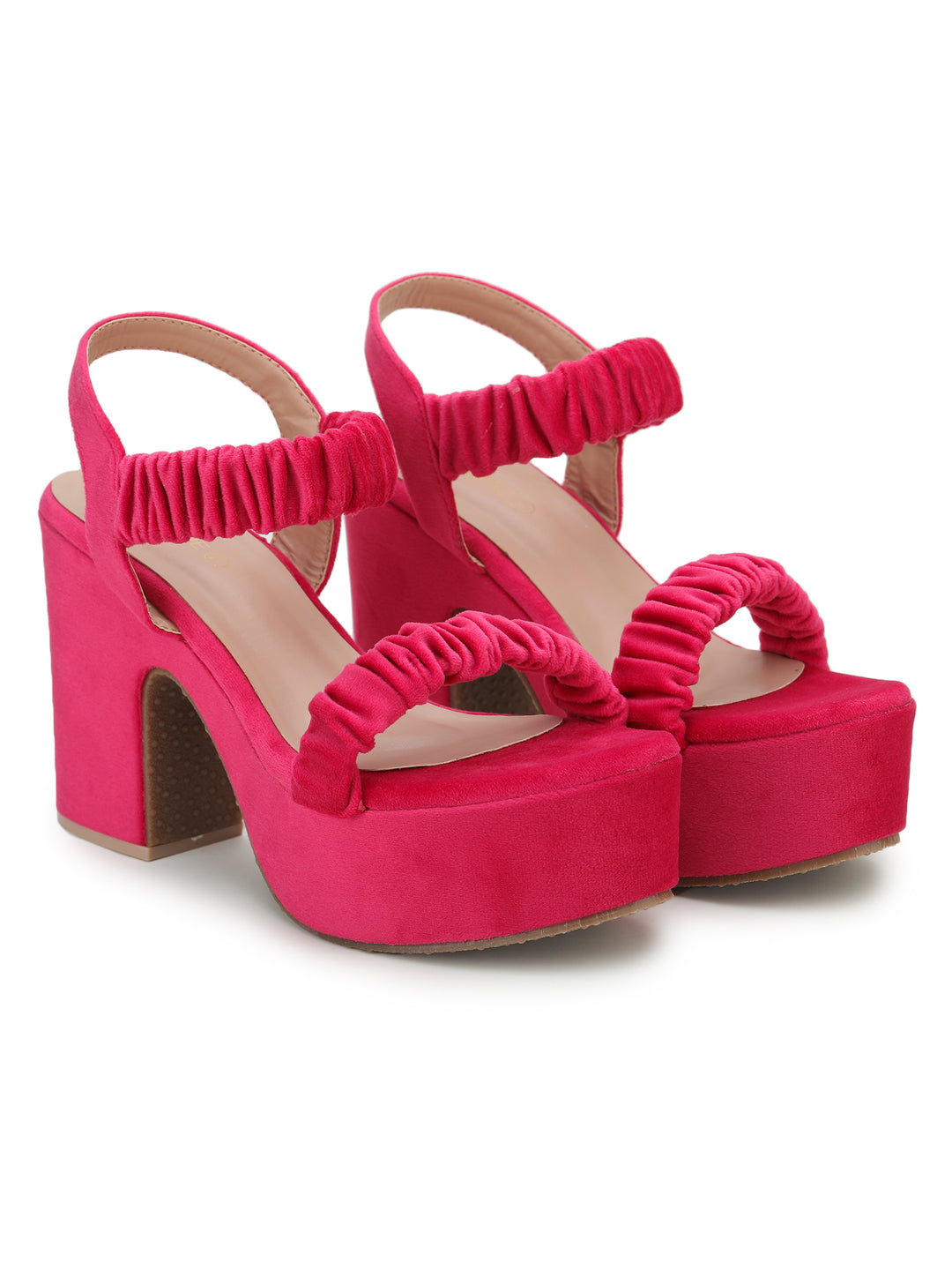Shezone Pink Women Heels