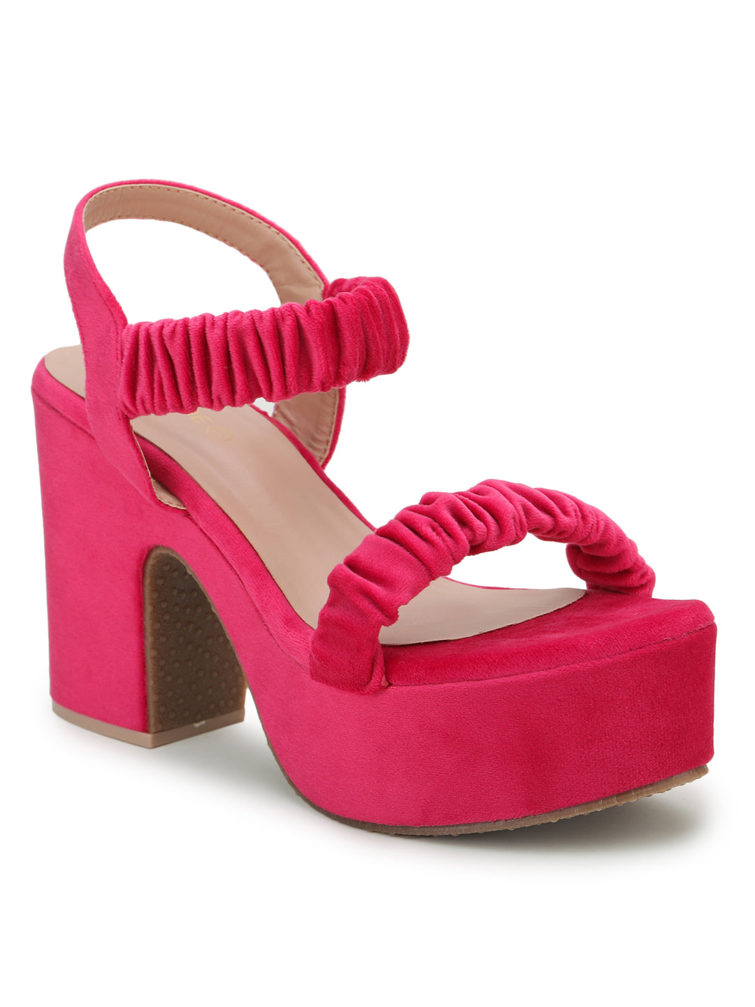 Shezone Pink Women Heels