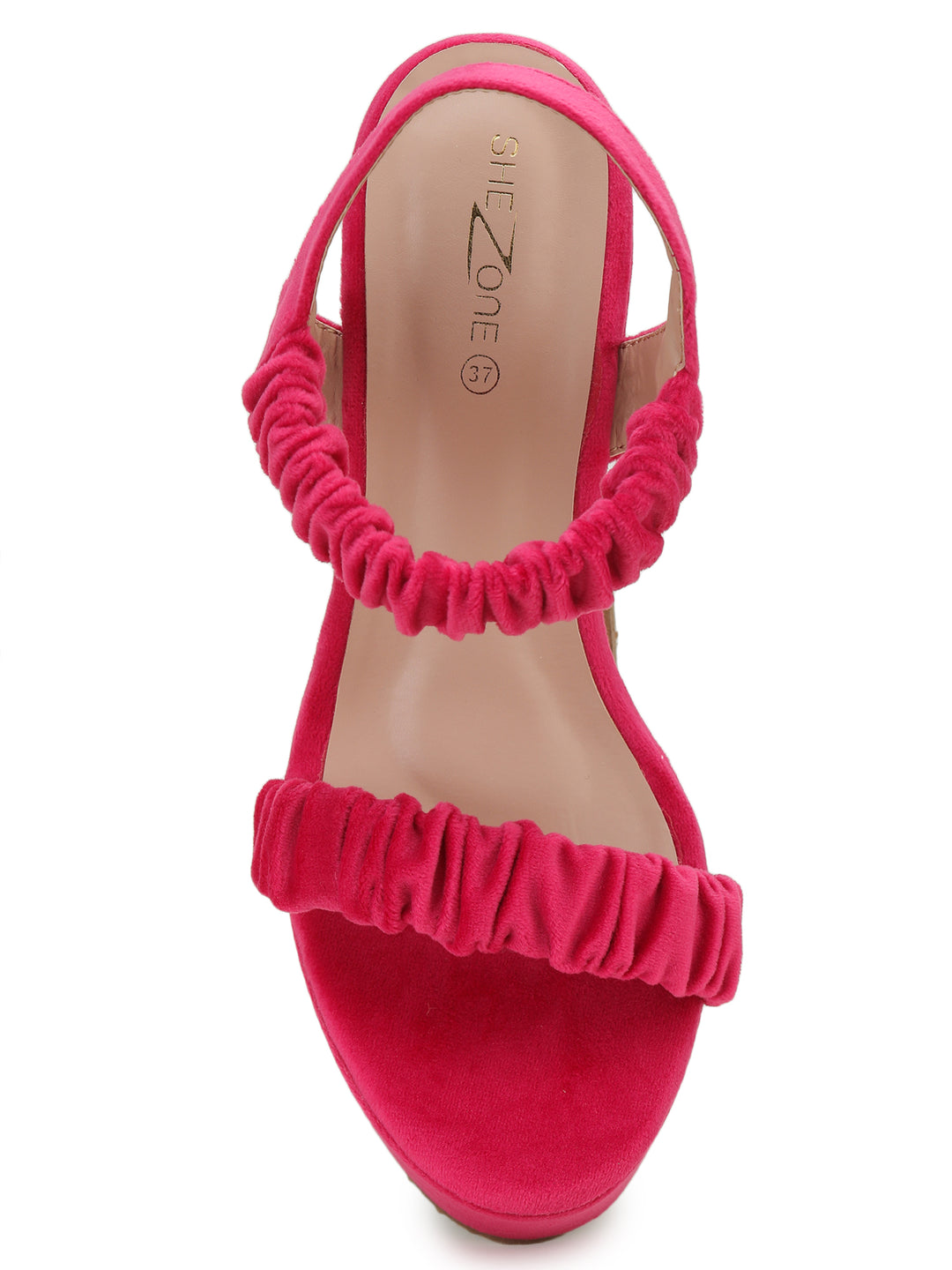 Shezone Pink Women Heels