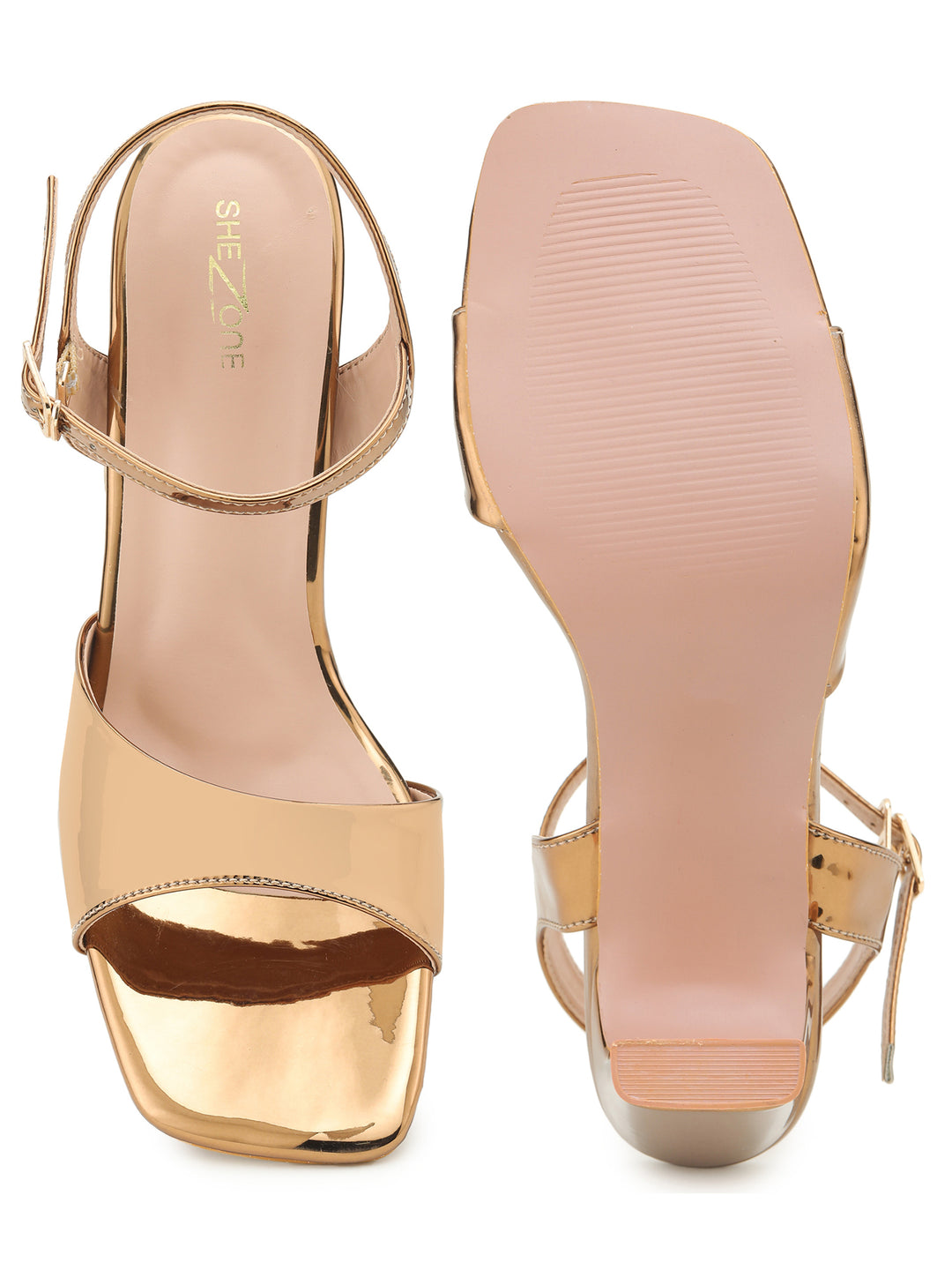 Shezone Copper Women Heels