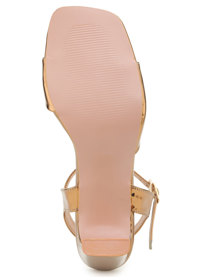 Shezone Copper Women Heels