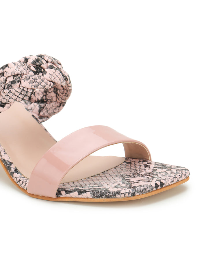 Shezone Pink Women Heels