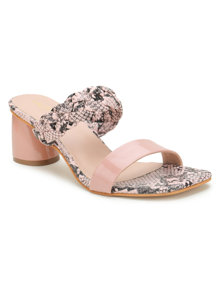 Shezone Pink Women Heels