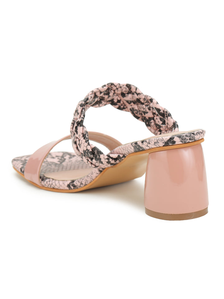 Shezone Pink Women Heels