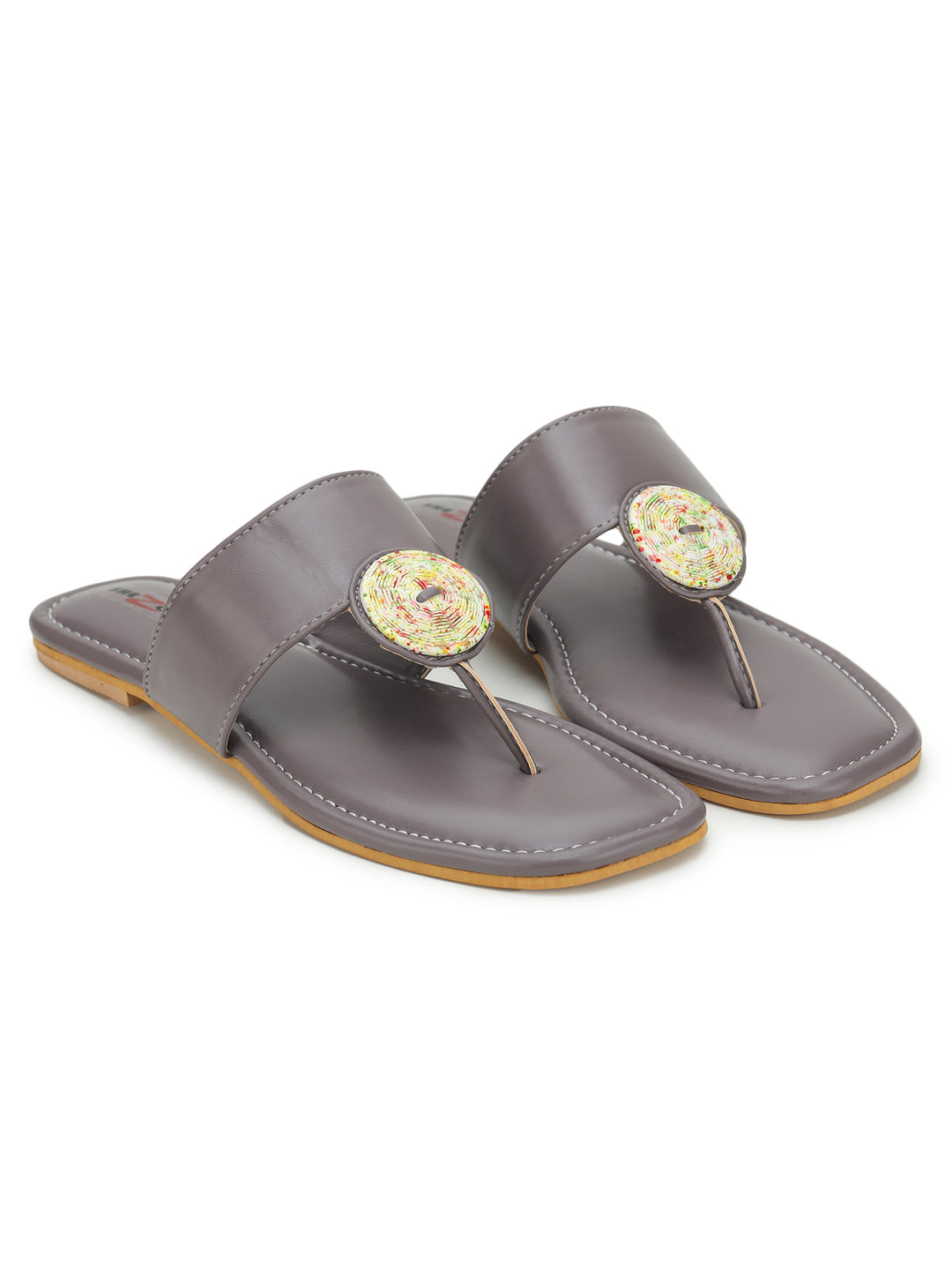 Shezone Grey Women Flats