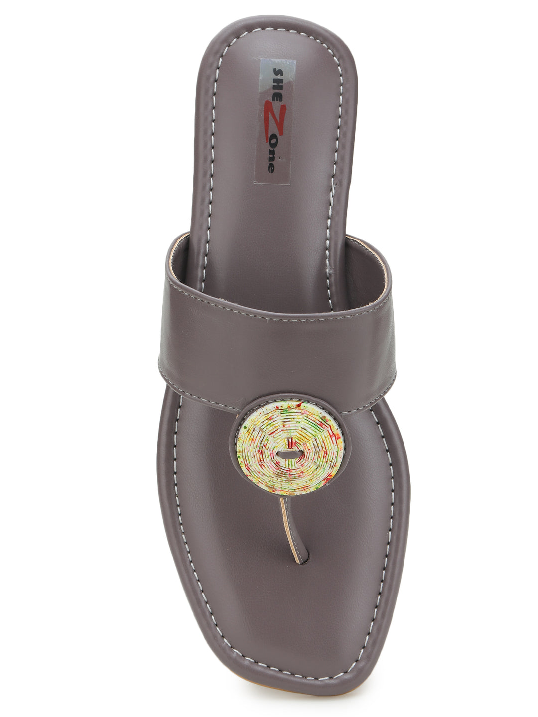 Shezone Grey Women Flats