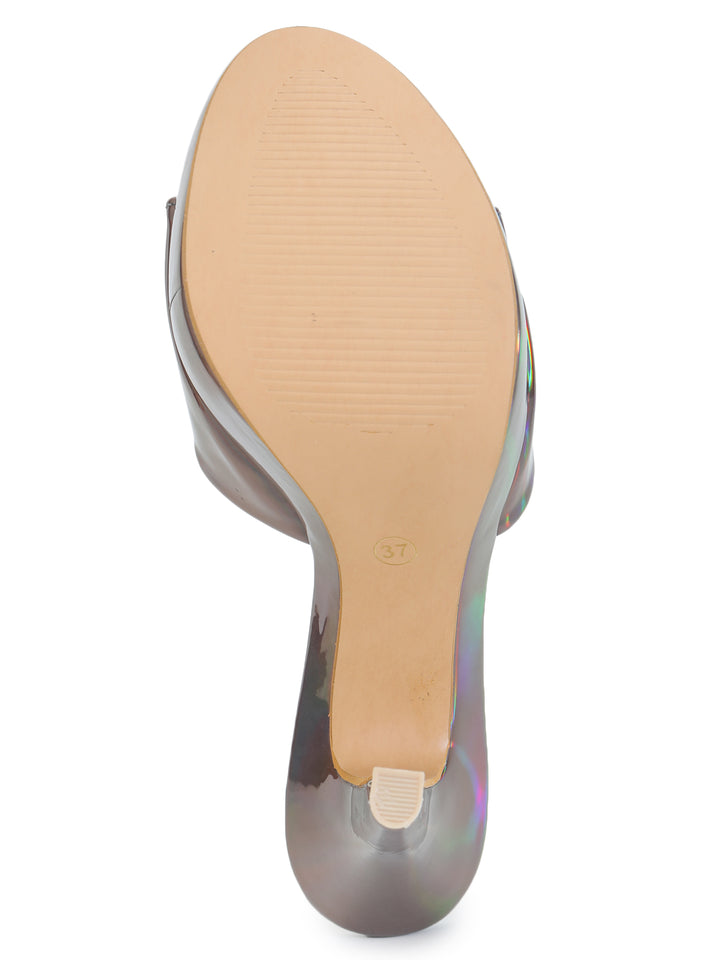 Shezone Grey Women Heels