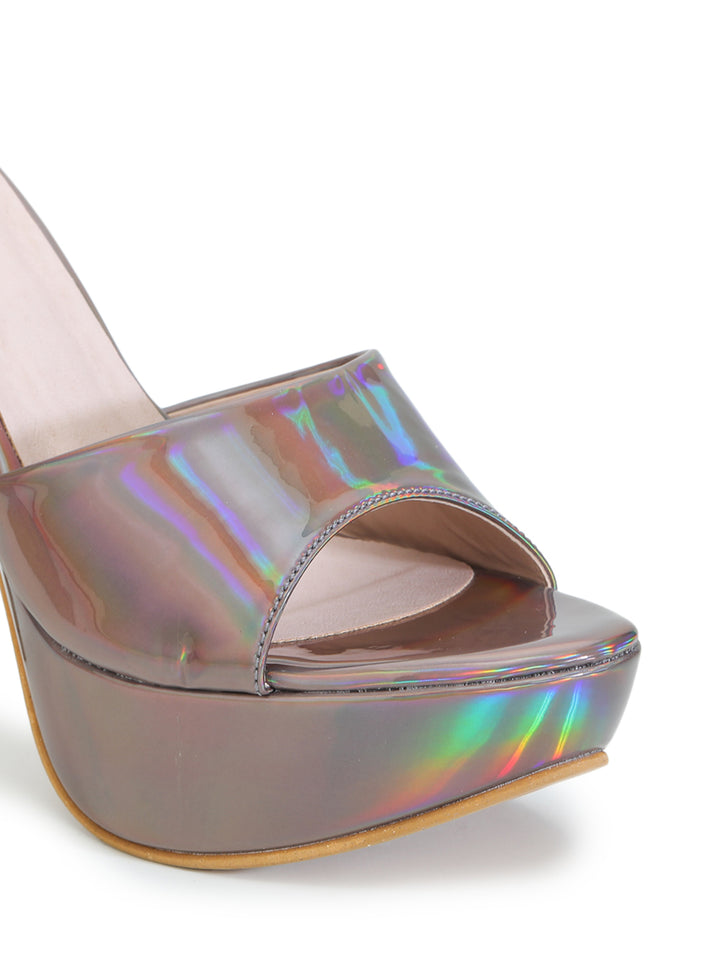 Shezone Grey Women Heels