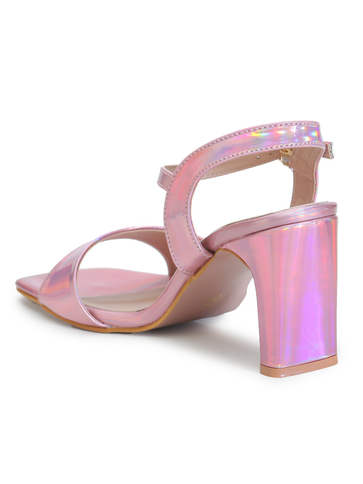 Shezone Pink Women Heels