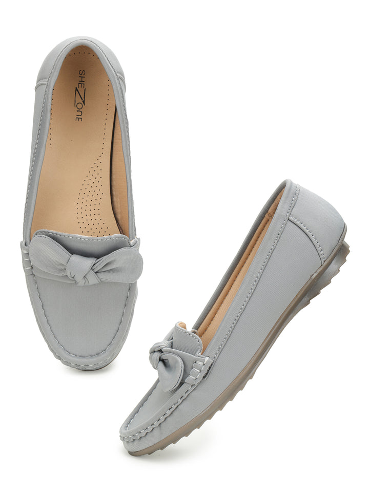 Shezone Grey Women Flats
