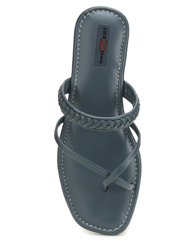 Shezone Grey Women Flats