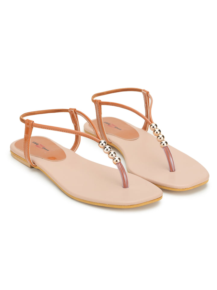 Shezone Rust Women Flats