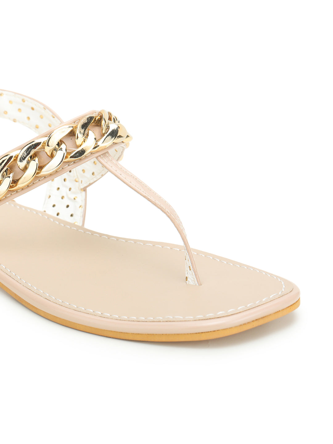 Shezone Cream Women Flats