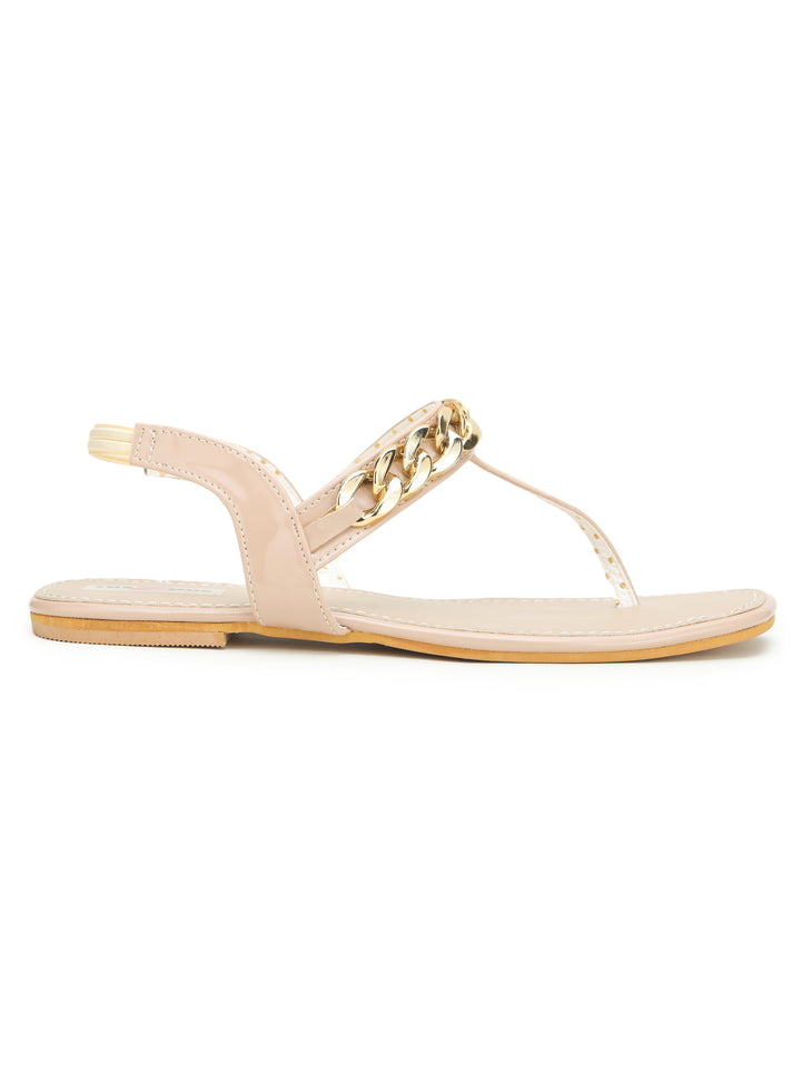 Shezone Cream Women Flats