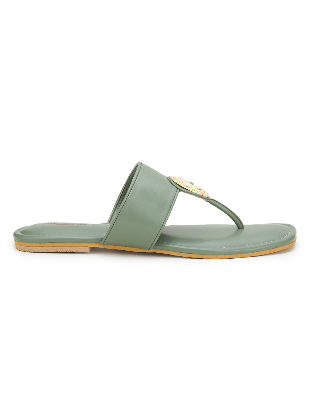 Shezone Green Women Flats