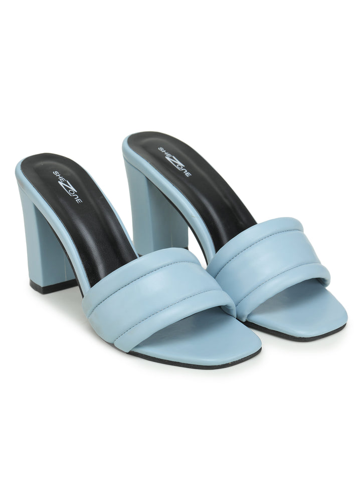 Shezone Blue Women Heels