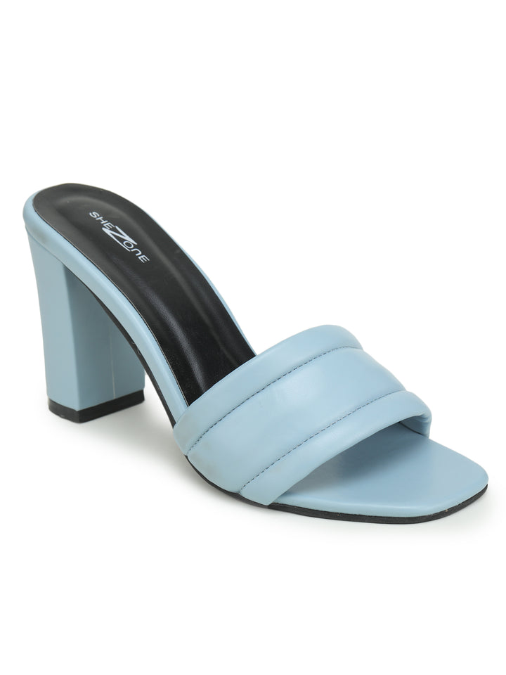 Shezone Blue Women Heels