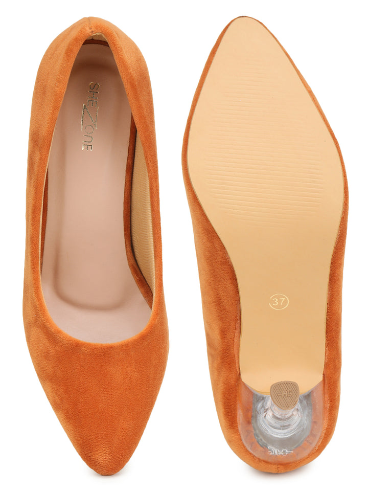 Shezone Rust Women Heels