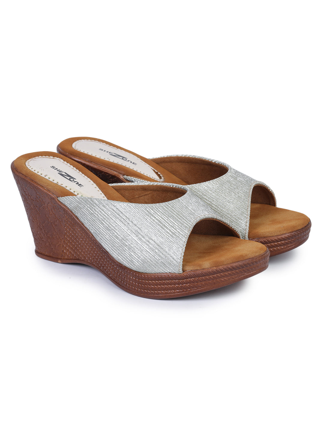 Shezone Gold Women Heels