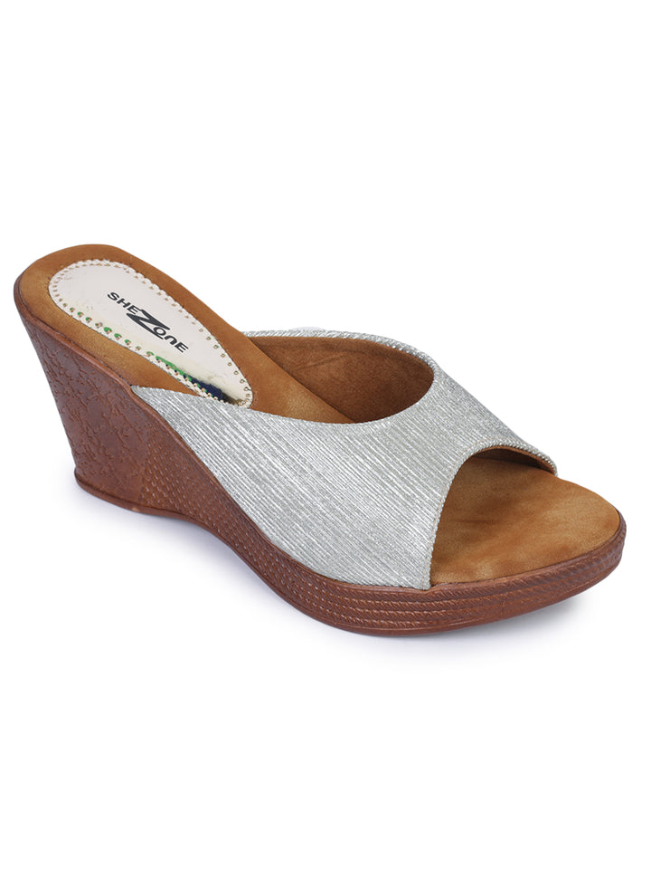 Shezone Gold Women Heels