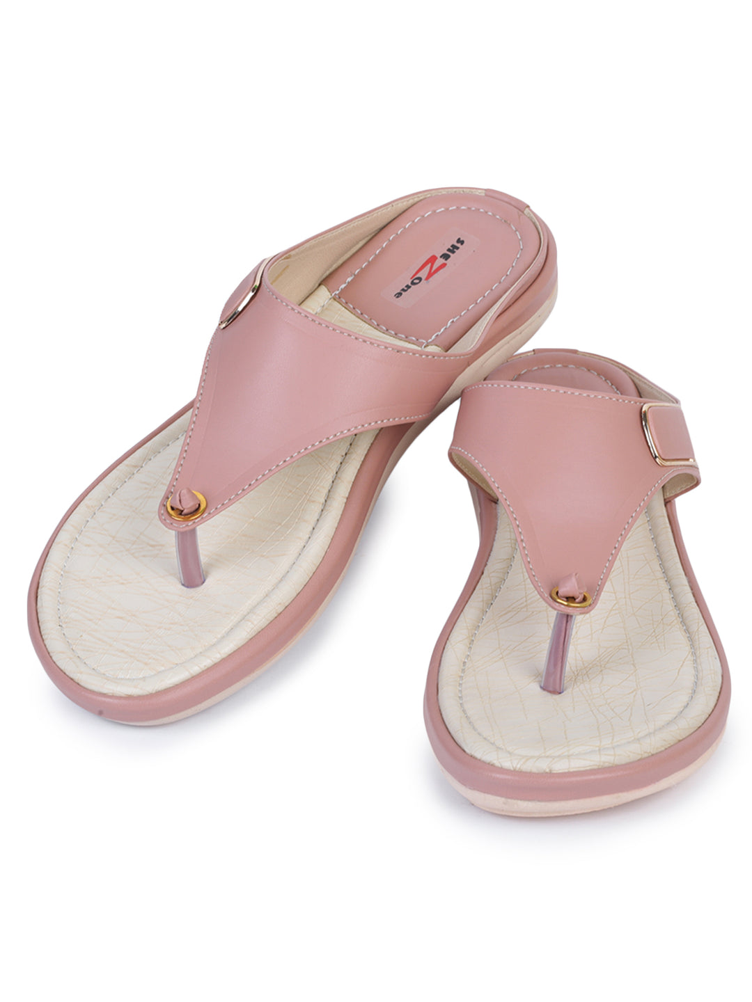 Shezone Peach Women Flats