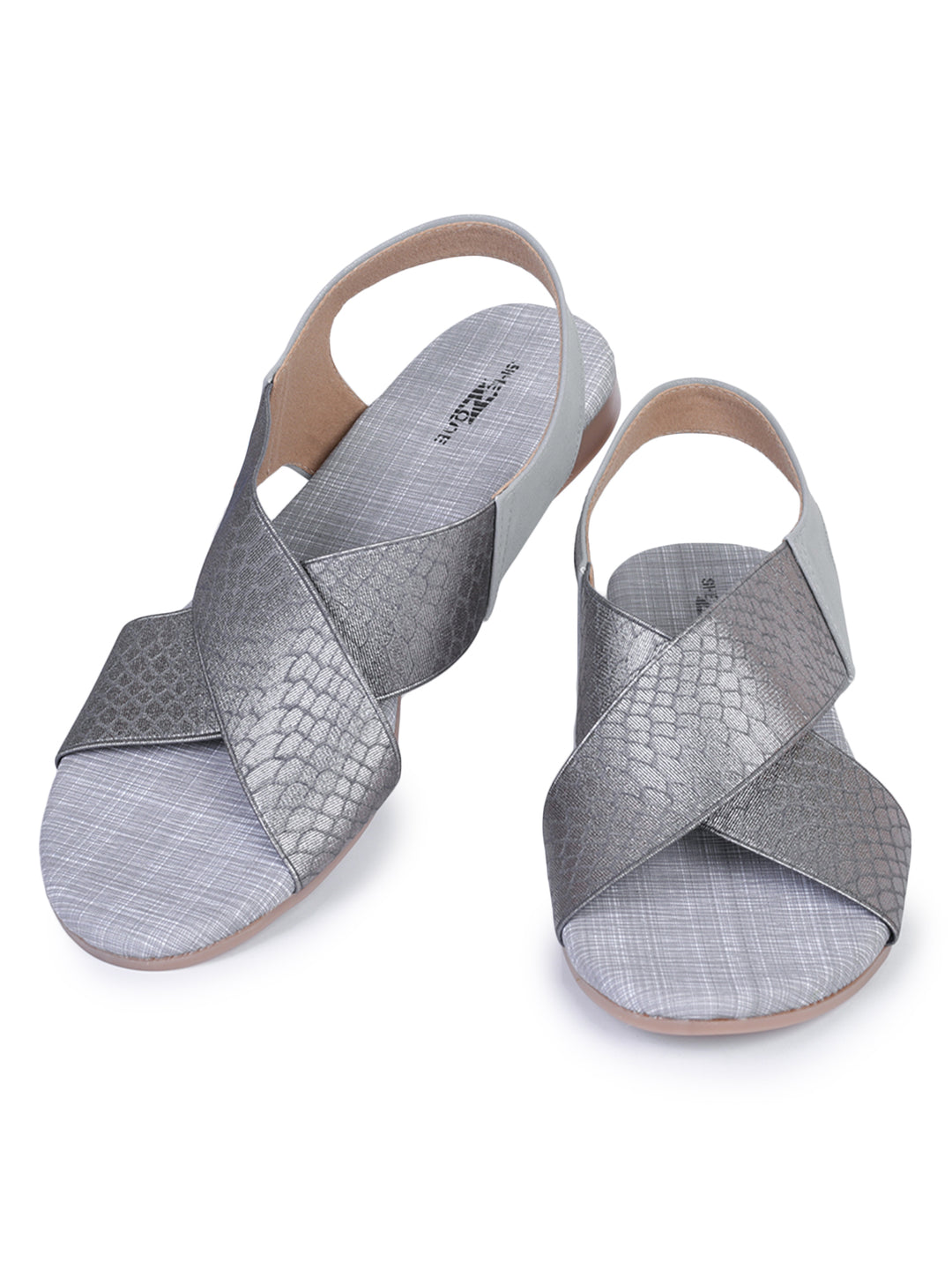 Shezone Grey Women Flats