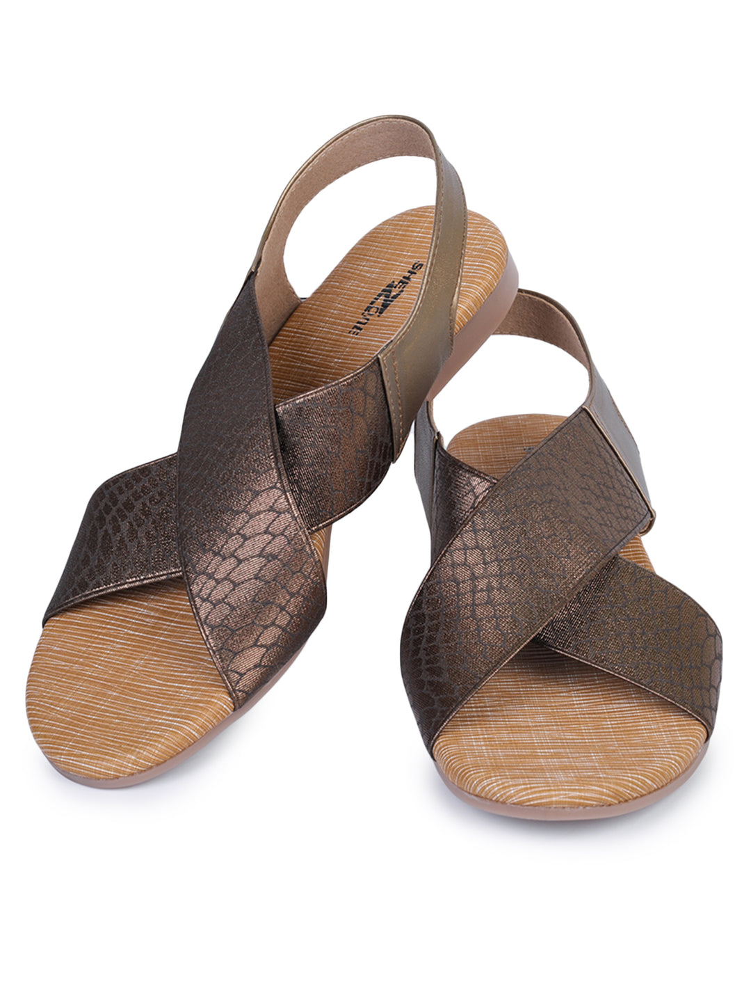 Shezone Copper Women Flats