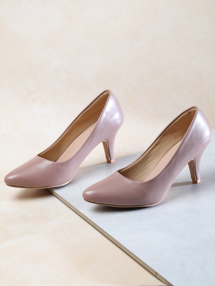 Shezone Women Peach Heels