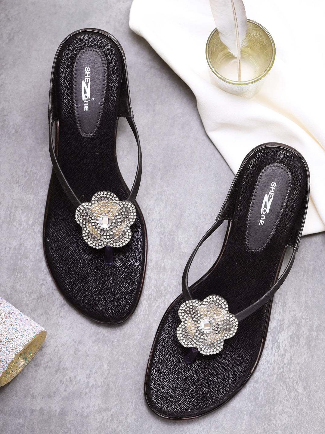 Shezone Black Women Heels