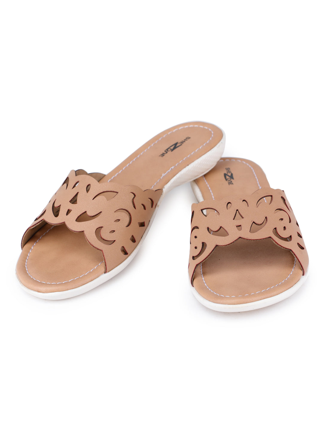 Shezone Beige Women Flats