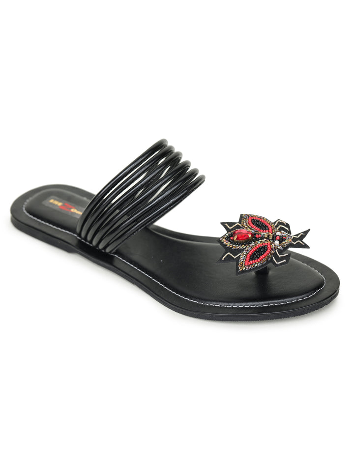 Shezone Black Women Flats