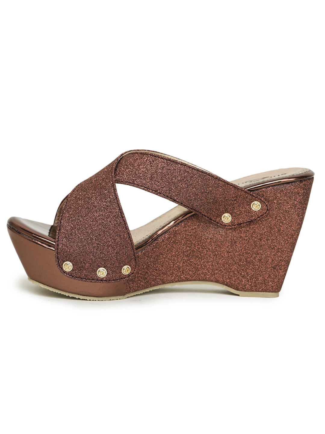 Shezone Copper Women Heels