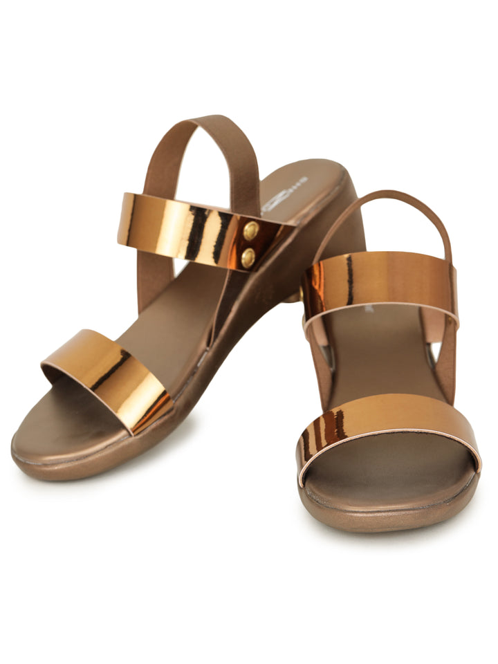 Shezone Copper Women Heels