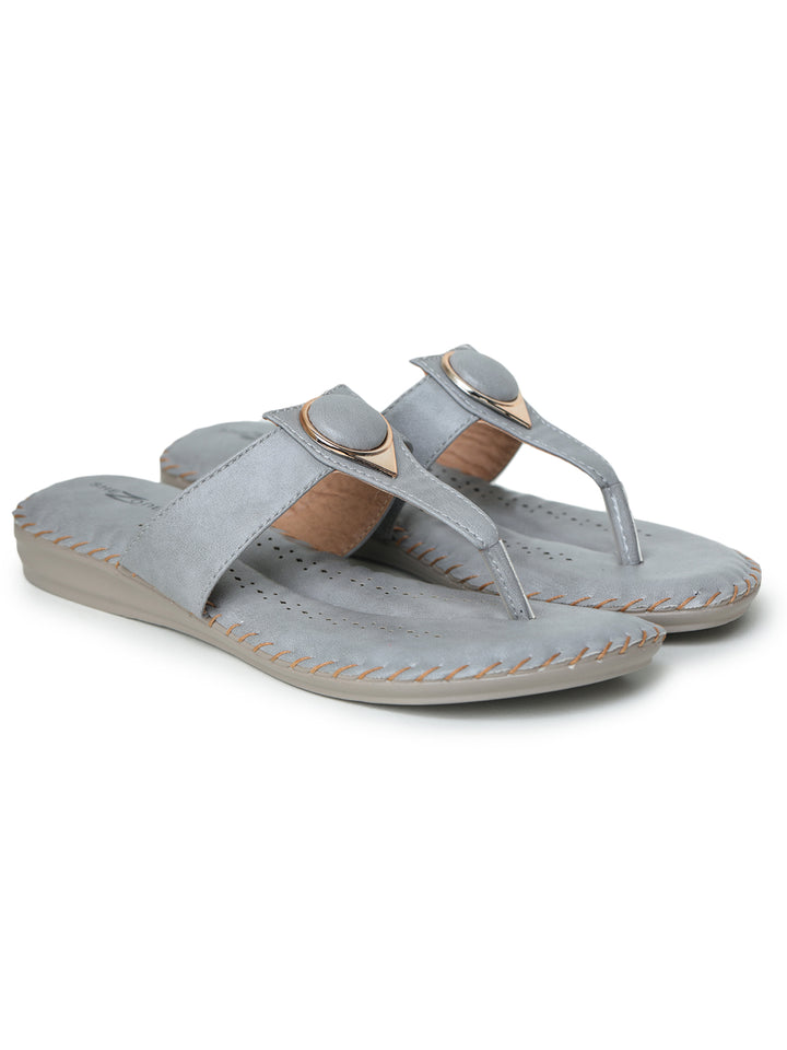 Shezone Grey Women Flats