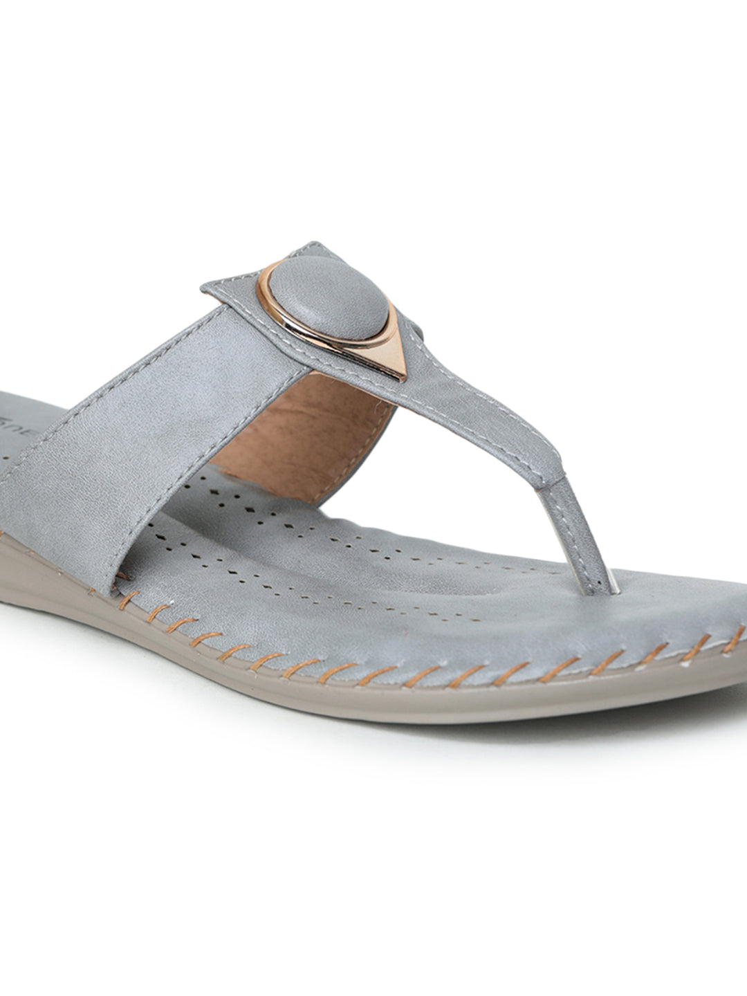 Shezone Grey Women Flats