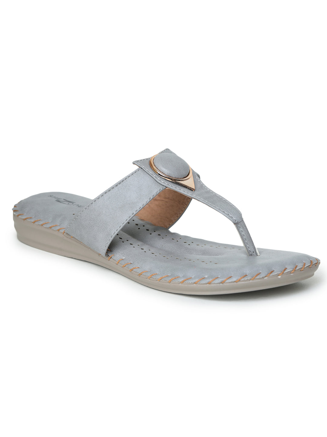 Shezone Grey Women Flats