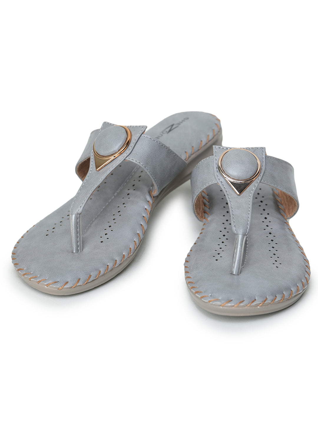 Shezone Grey Women Flats