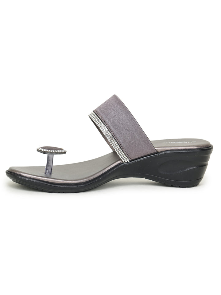 Shezone Grey Women Heels