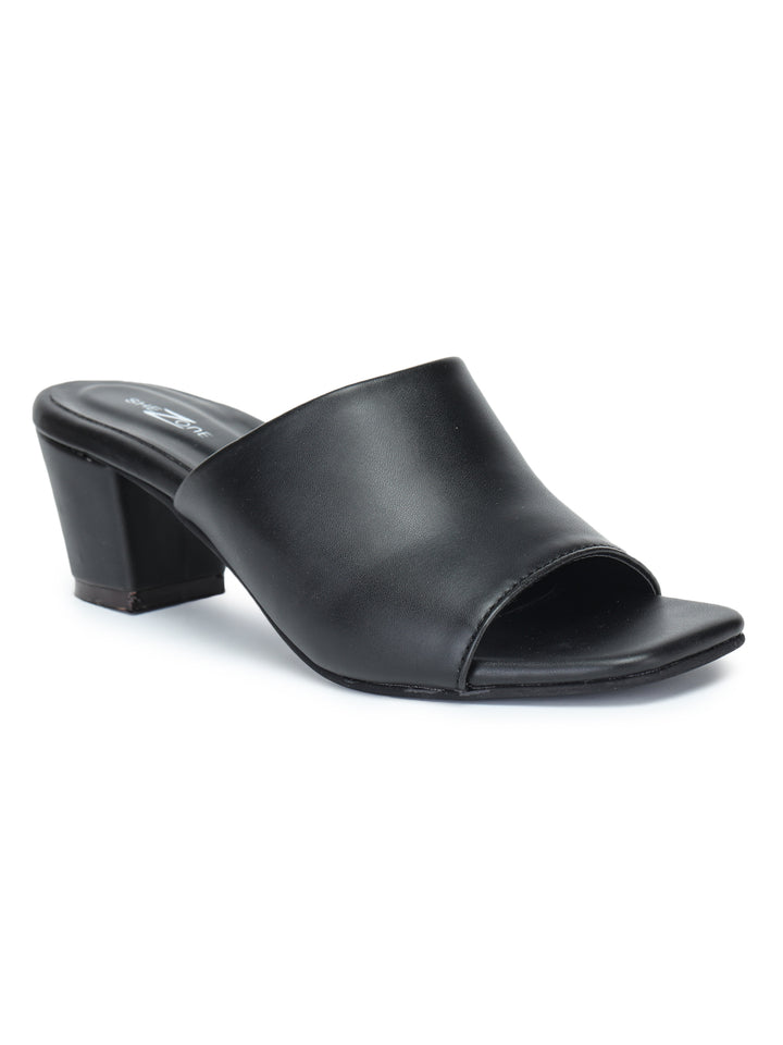 Shezone Women Black Heels